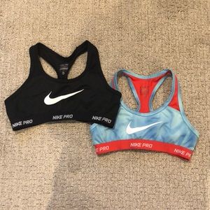 Girls Nike Pro Sports Bras
